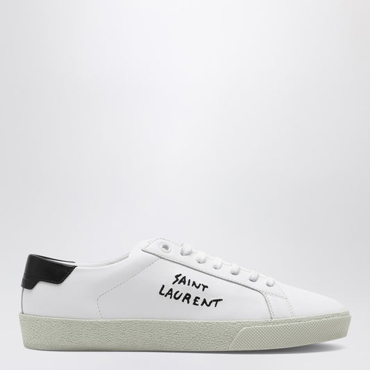 Saint Laurent White Court SL/06 embroidered sneakers 610649AABEEP_YSL-9061