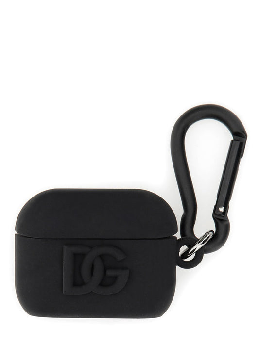 Dolce & Gabbana AIRPODS HOLDER WITH LOGO BP3106AG81680999