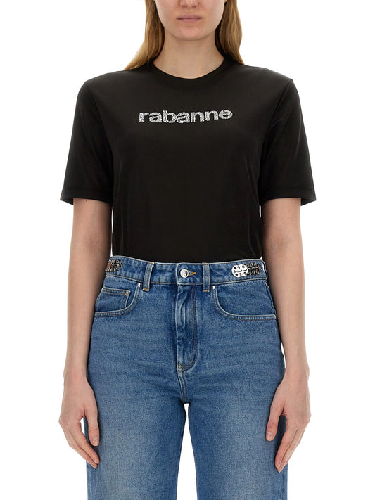 Rabanne T-SHIRT WITH LOGO 24PJTE151PA0211P001