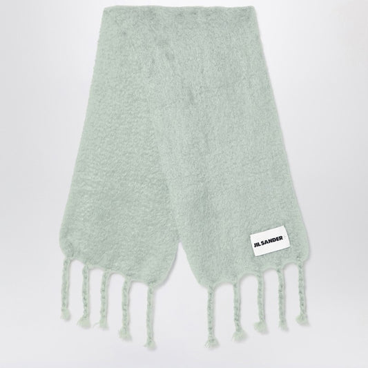 Jil Sander Pale green mohair blend scarf J47TE0113J40041P_JILSA-338