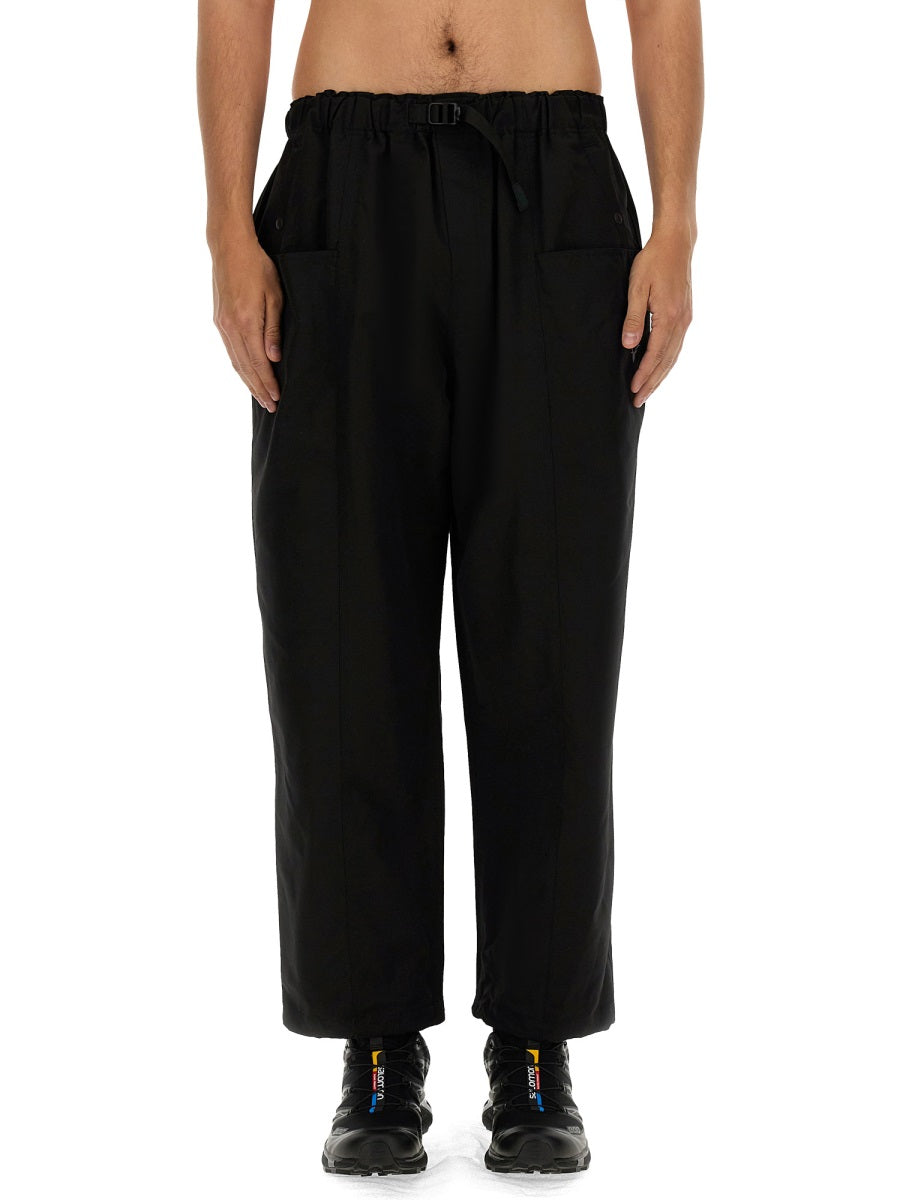 South2 West8 BELTED PANTS OT454C-BLACK