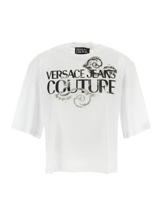VERSACE JEANS COUTURE VERSACE JEANS COUTURE T-shirt white 76HAHG01CJ00G003