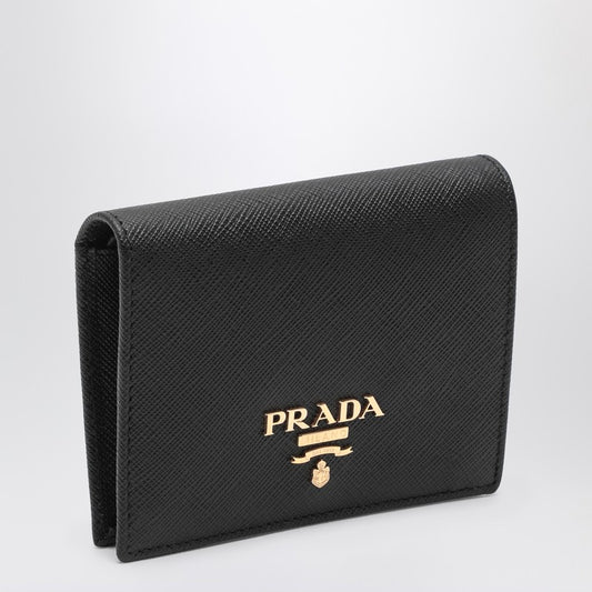 Prada Black Saffiano leather small wallet 1MV204QWAN_PRADA-F0002