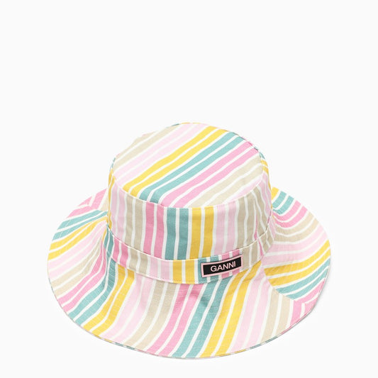 GANNI Striped multicolor hat A47735829M_GAN-999