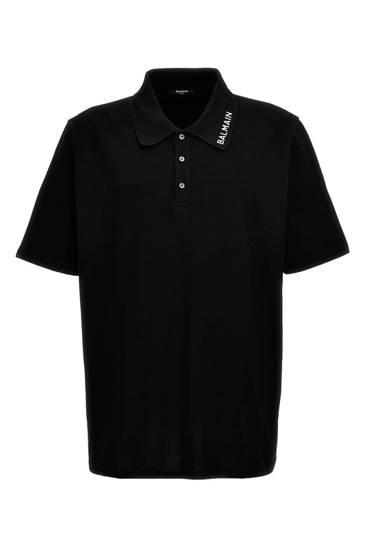 Balmain LOGO POLO SHIRT CH1GC026BC62EAB