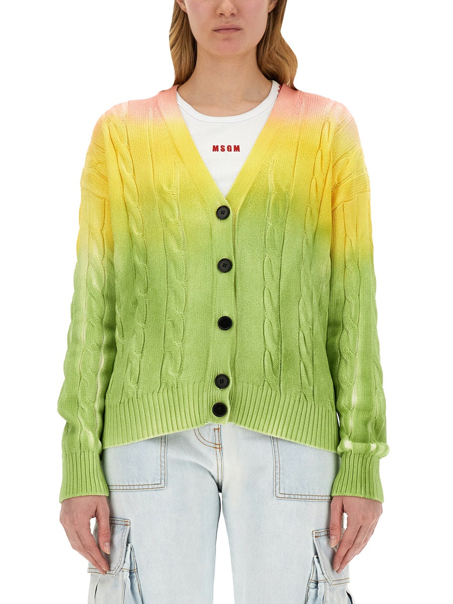 MSGM DEGRADE CARDIGAN 3641MDM19324727636