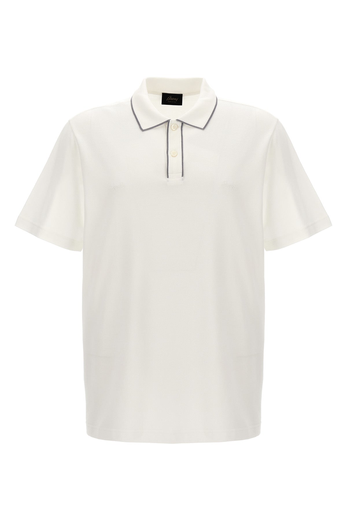 Brioni LOGO EMBROIDERY POLO SHIRT UJPG0LPA6279019