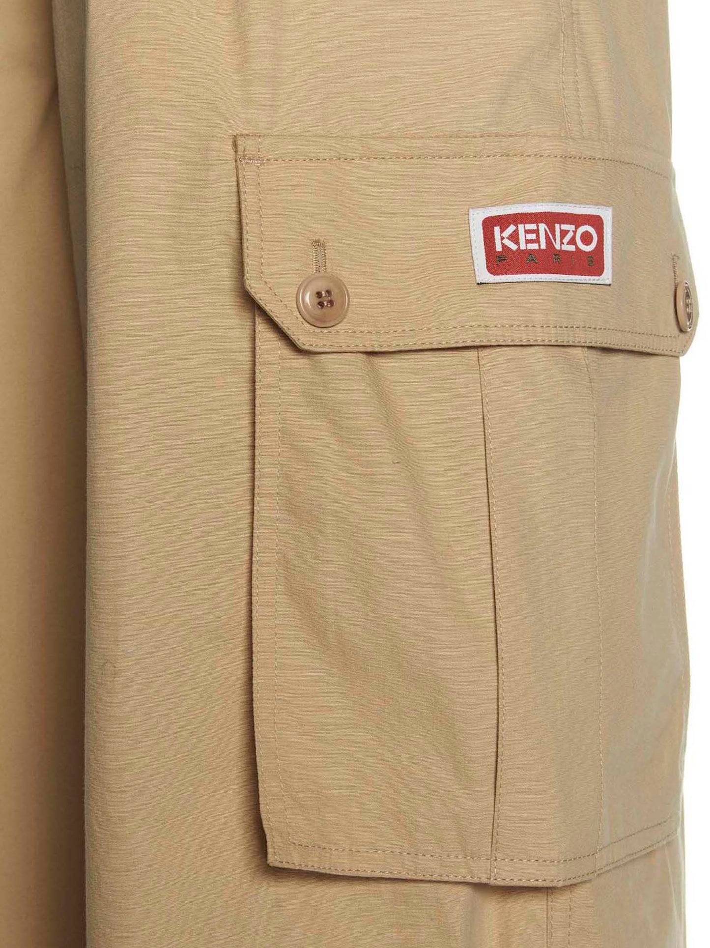 KENZO CARGO PANTS WITH BRACES FD52PA0649RO11