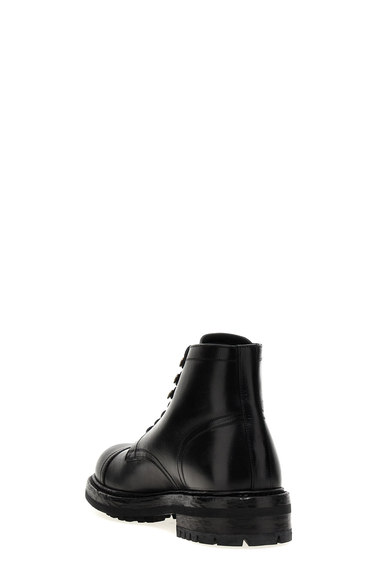 Dolce & Gabbana LEATHER ANKLE BOOTS A60316AO01880999