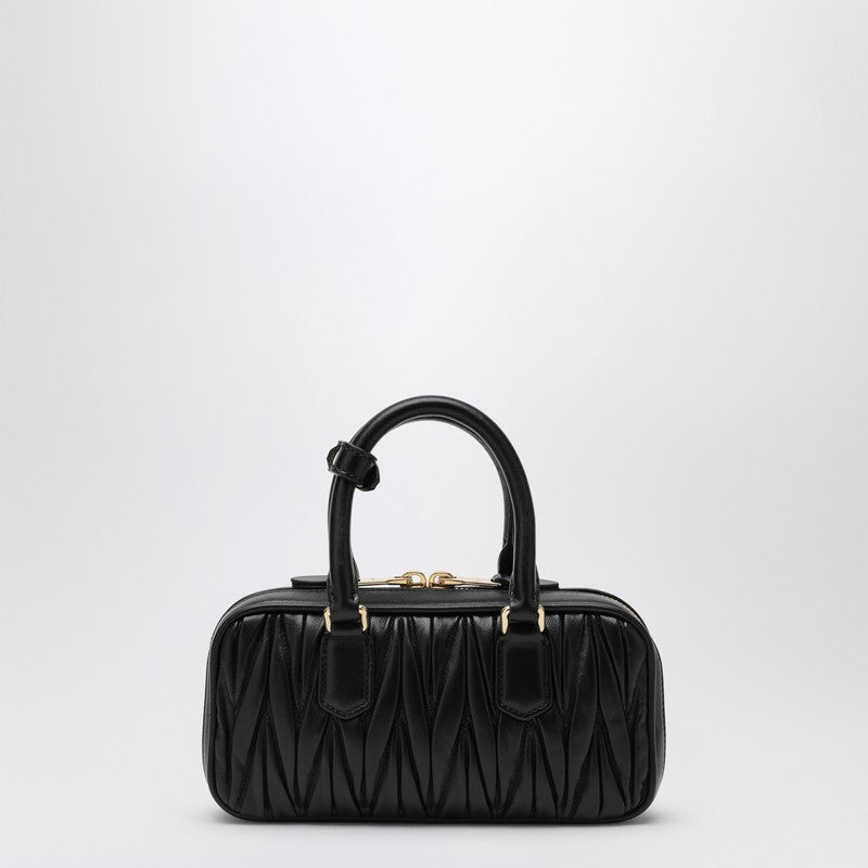 MIU MIU Black quilted nappa leather Arcadie XS top case 5BP088OOON88P_MIU-F0002