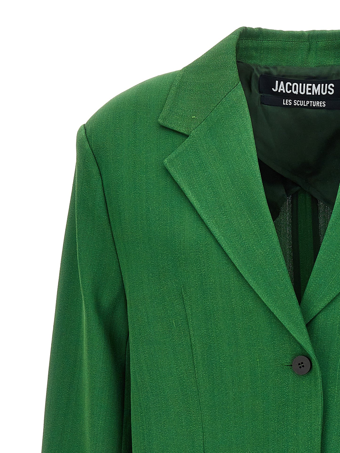 JACQUEMUS 'LA VESTE TITOLO' BLAZER 24E241JA0541547DARKGREEN