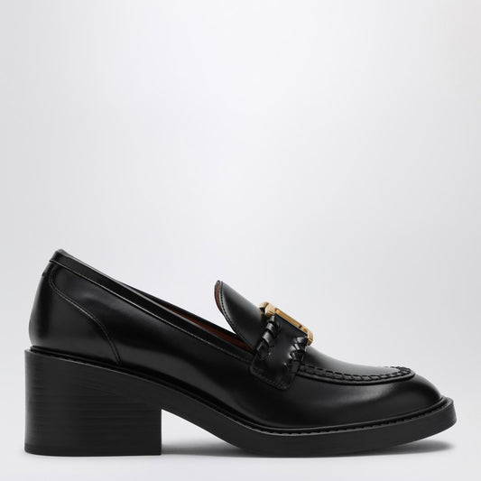 Chloé Merci black heeled loafer CHC23W942EYP_CHLOE-001