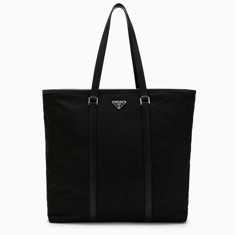 Prada Black Re-Nylon and leather tote bag 2VG112OOO2DMHO_PRADA-F0002