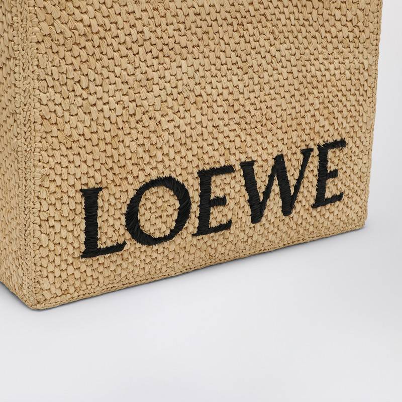 LOEWE Font large Natural raffia bag A685B61X05NFQ_LOEW-2123