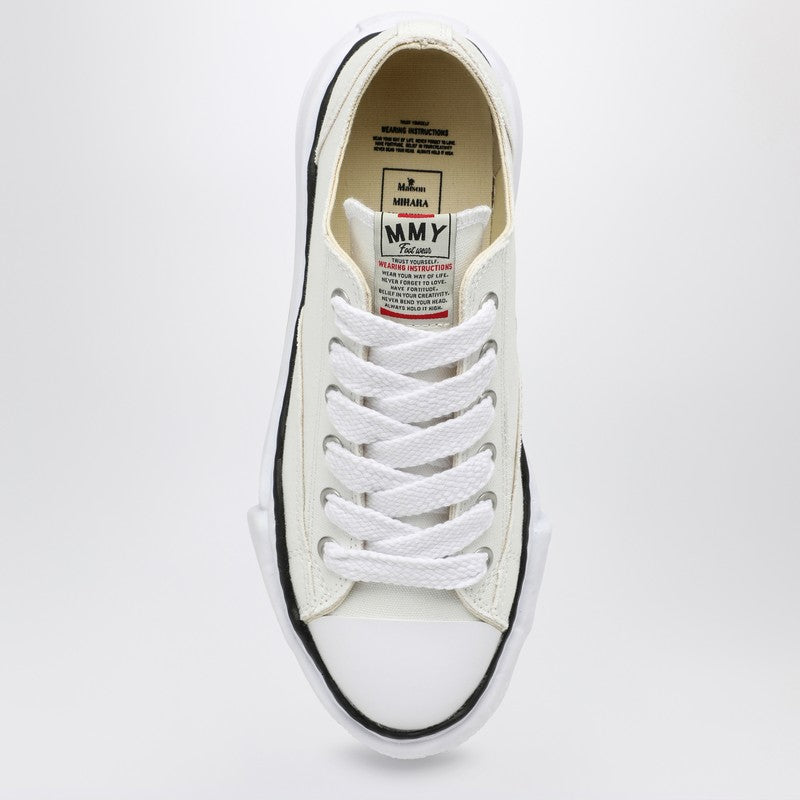 Maison Mihara Yasuhiro White Peterson Low sneakers in canvas A11FW702COP_MIHAR-WHT