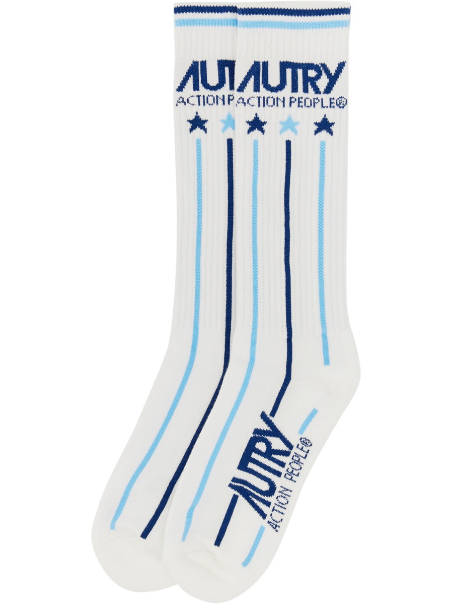 AUTRY SOCKS WITH LOGO SOTU3002