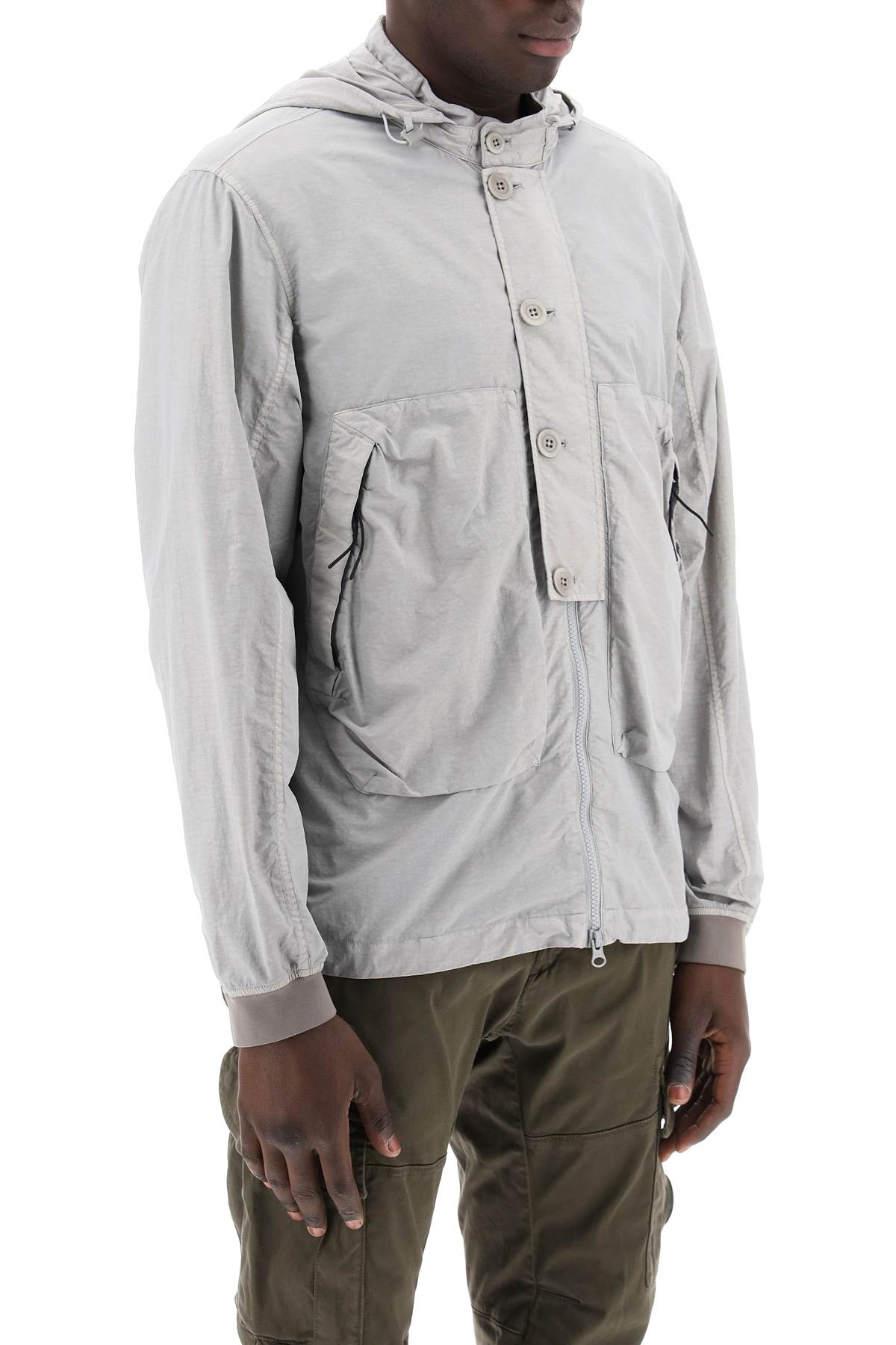 C.P. Company "flatt nylon goggle jacket 16CMOS018A005991G913