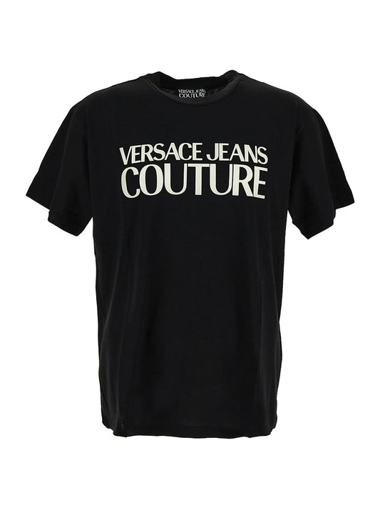 VERSACE JEANS COUTURE VERSACE JEANS COUTURE T-shirt black 76GAHG01CJ00G899