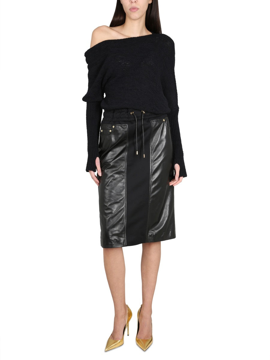 TOM FORD SILK BLEND SKIRT GCL856LET009LB999