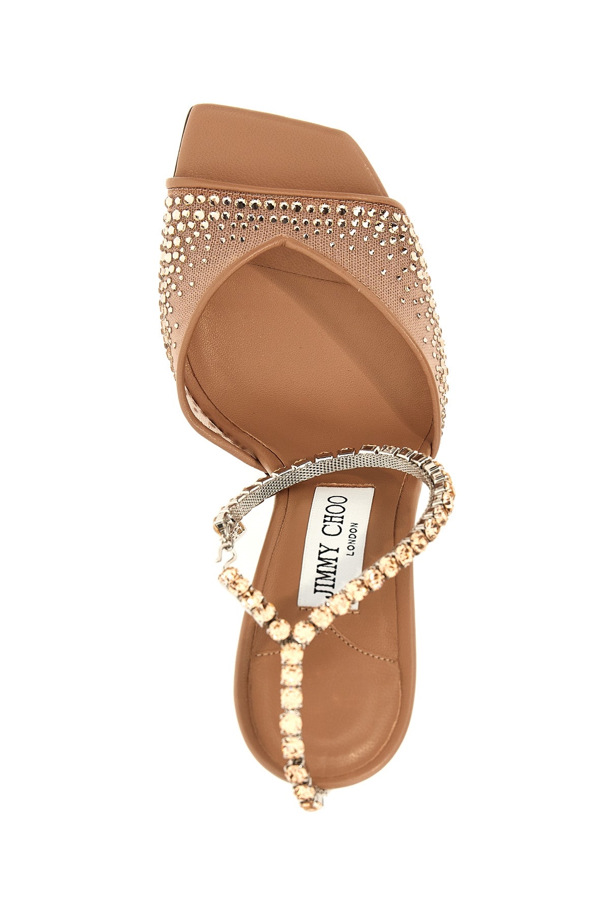 JIMMY CHOO 'SAEDA' SANDALS SAEDASANDAL100BGMBALLETPI