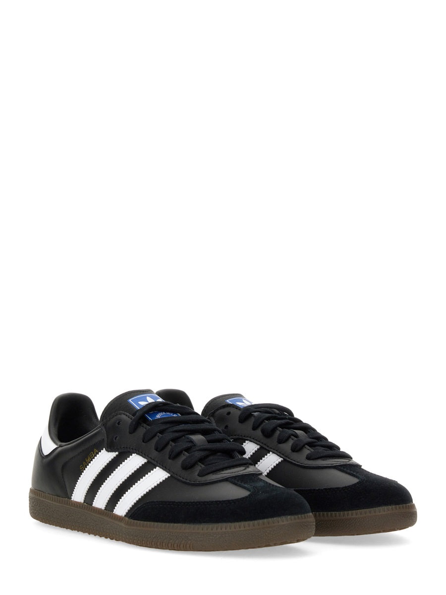 adidas Originals SAMBA SNEAKER. B75807CBLACK/WHT