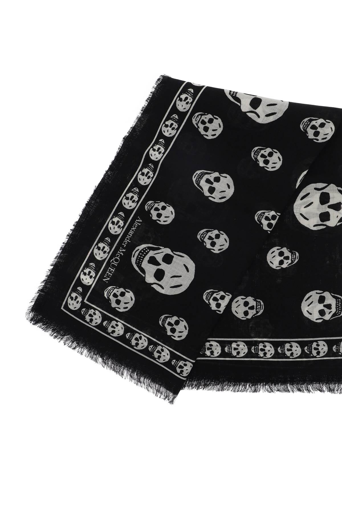 Alexander McQUEEN CLASSIC SKULL FOULARD 5577173222Q1078