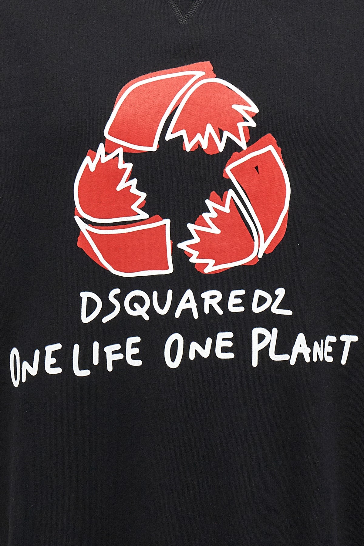 Dsquared2 ONE LIFE ONE PLANET 'RECYCLED LEAF' HOODIE S78GU0074S25591900