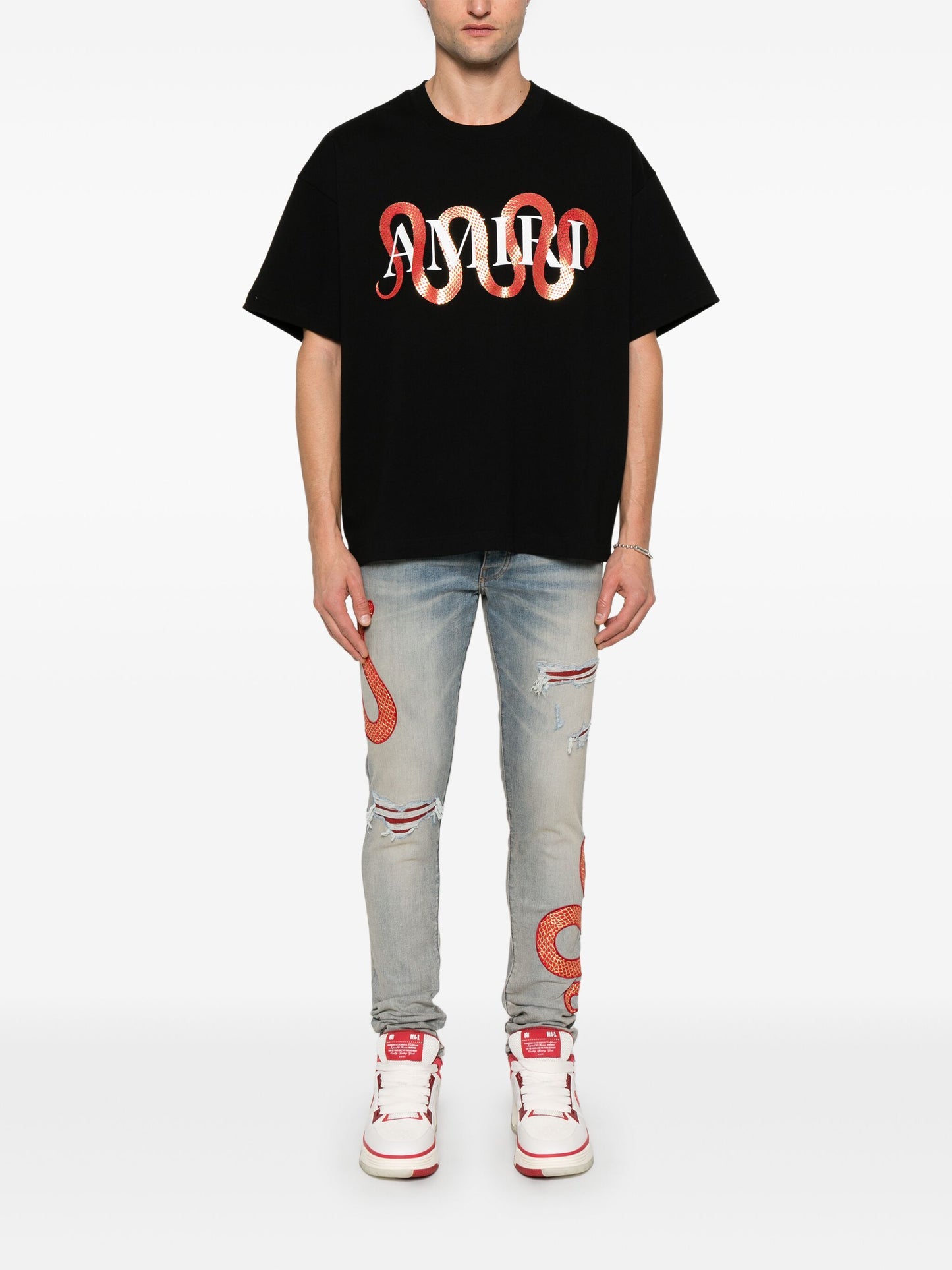 AMIRI T-shirts and Polos Black AMJYTE1155BLACK