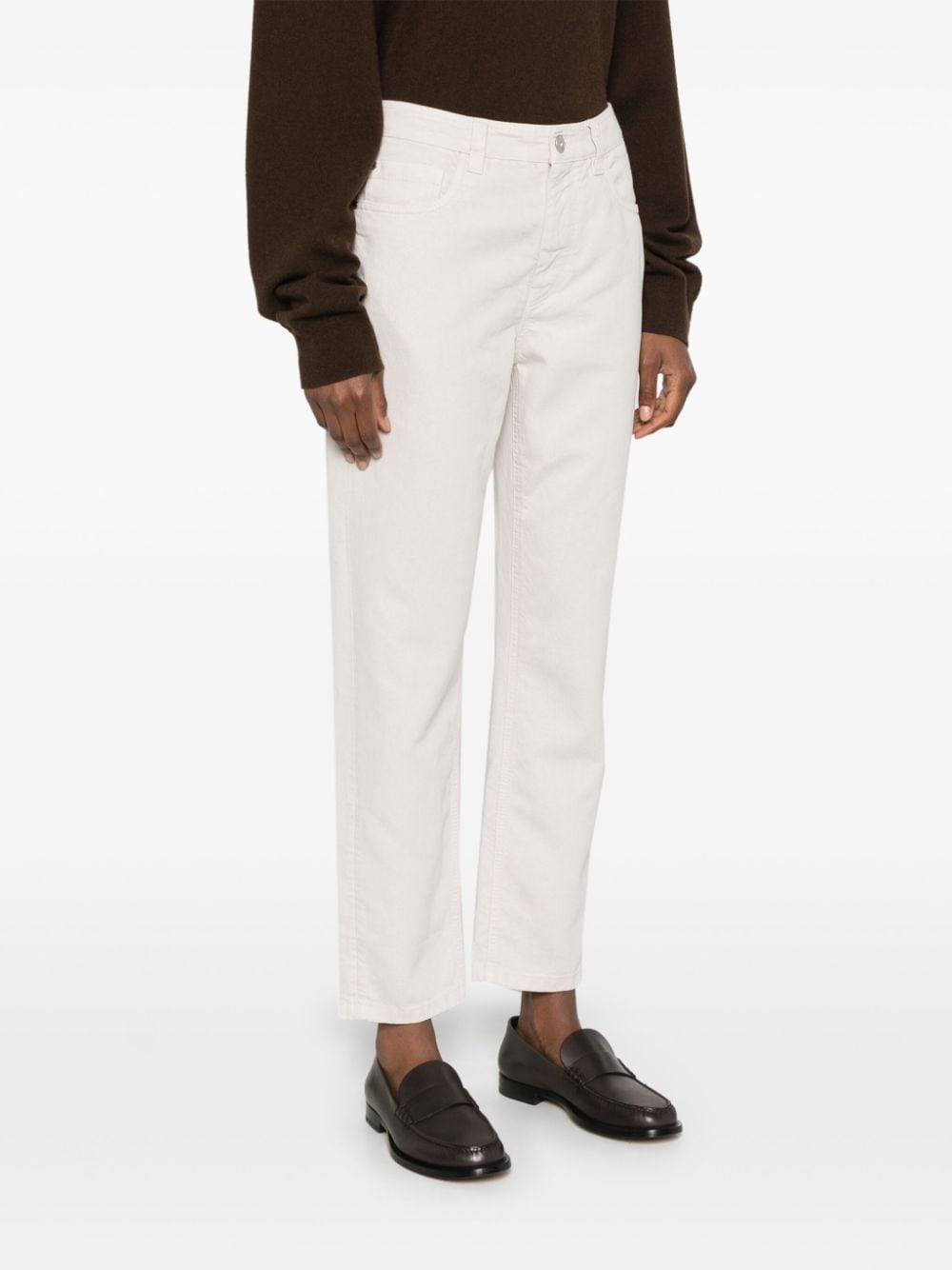 Brunello Cucinelli Trousers White MA176P5732C9443