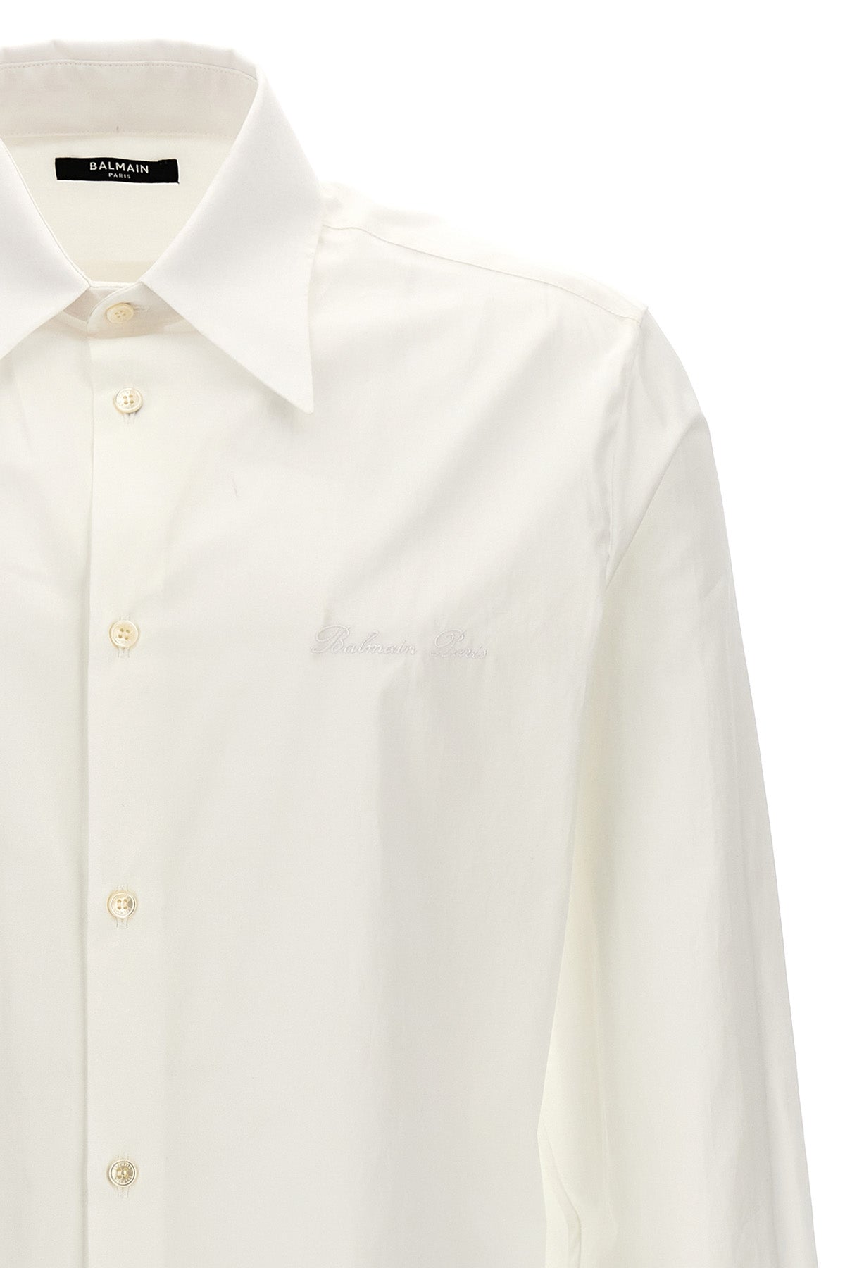 Balmain LOGO EMBROIDERY SHIRT CH1HS335CE480FA