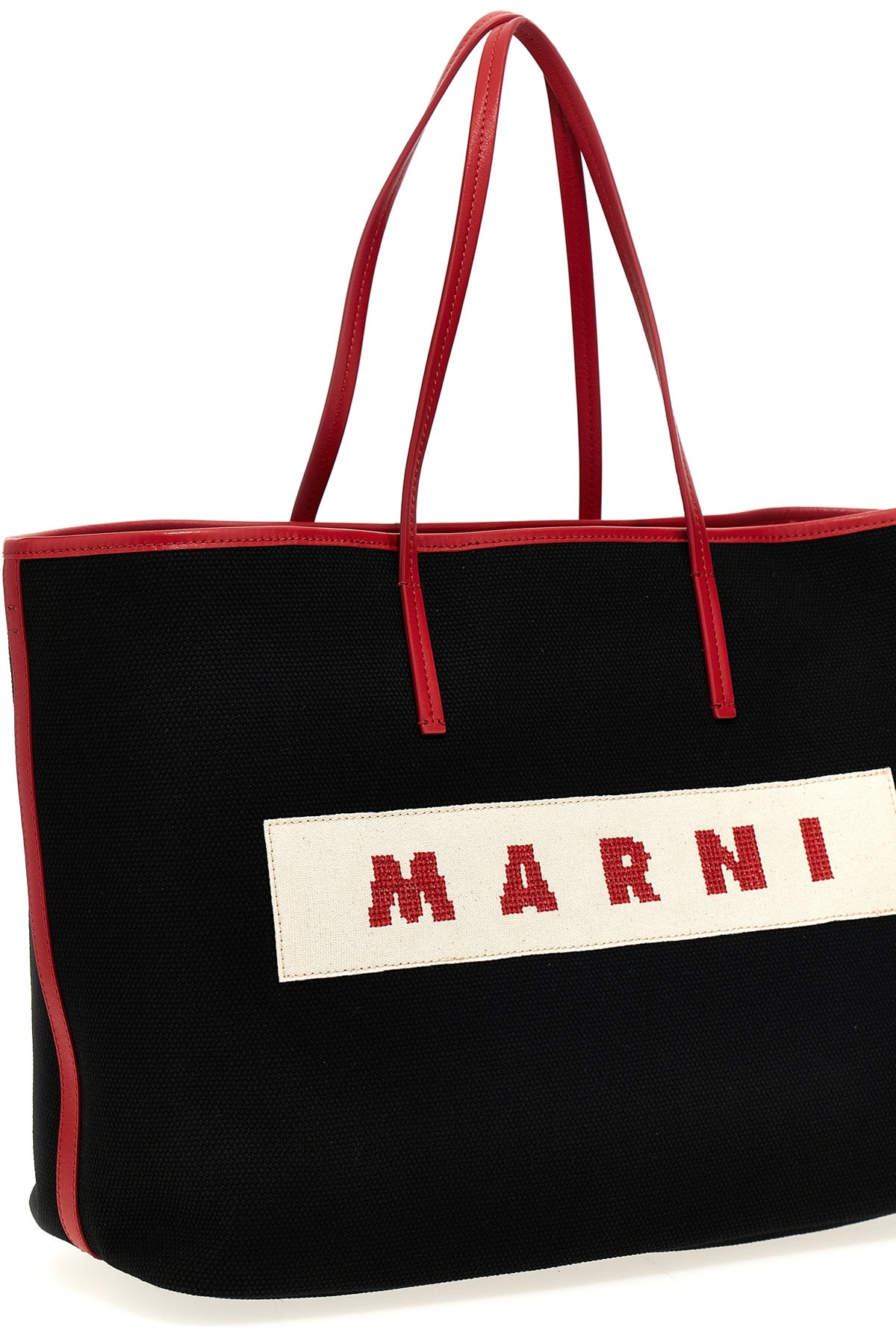 Marni LOGO CANVAS SHOPPING BAG SHMP0113U0P6535ZO725