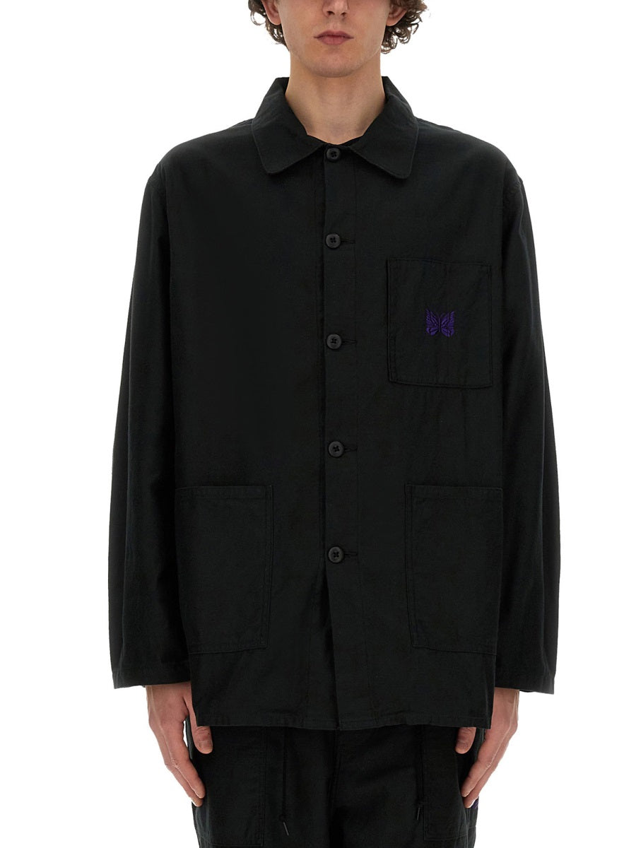 Needles COTTON SHIRT OT179C-BLACK