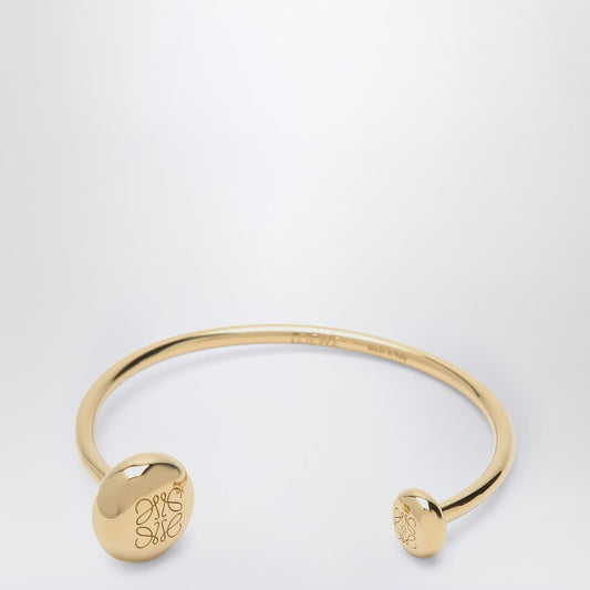 LOEWE Anagram Pebble gold rigid bracelet JANB240X01METP_LOEW-8130