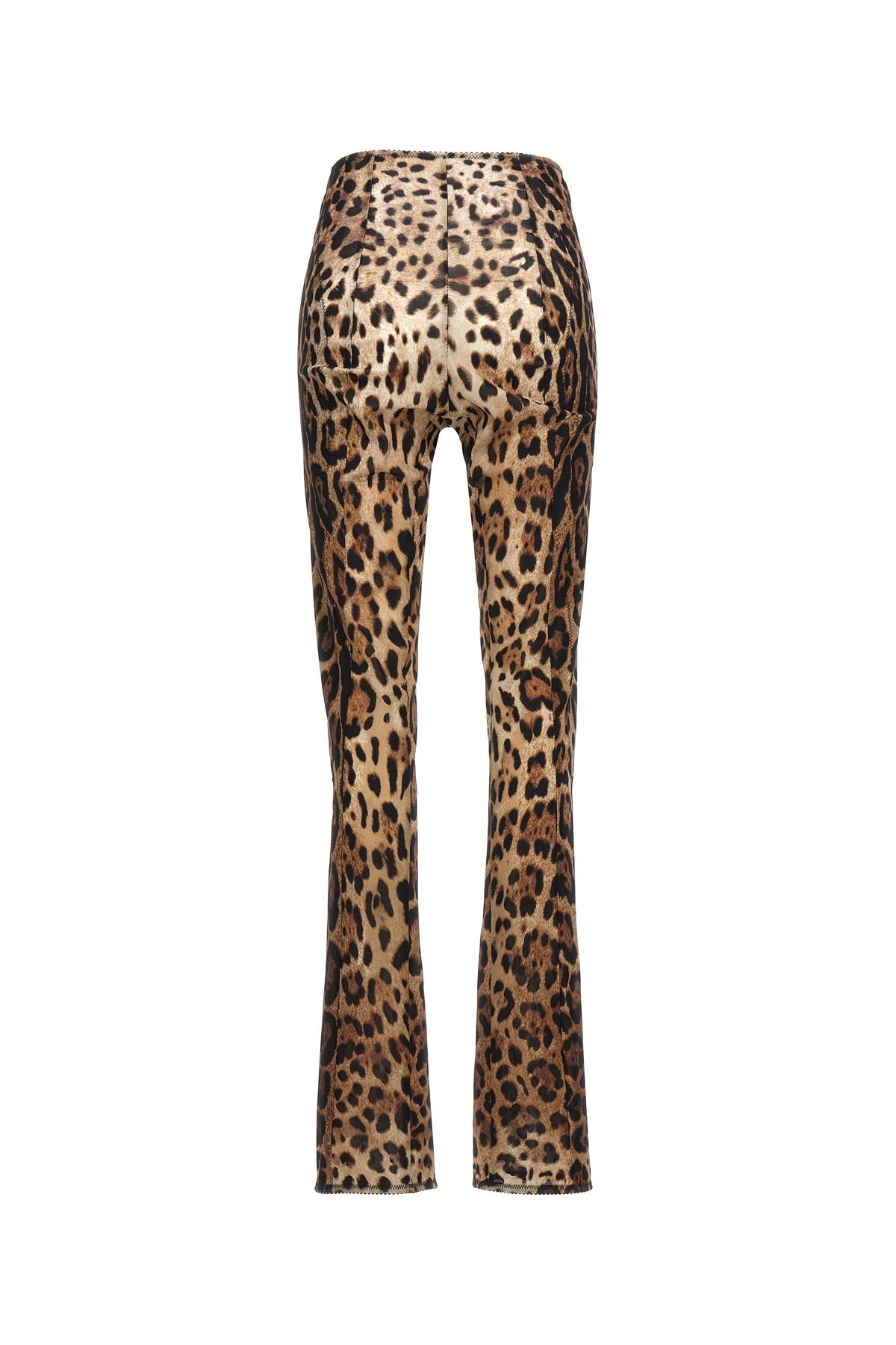 Dolce & Gabbana LEOPARD PRINT MARQUISETTE PANTS FTCXKTFSSF7HY13M