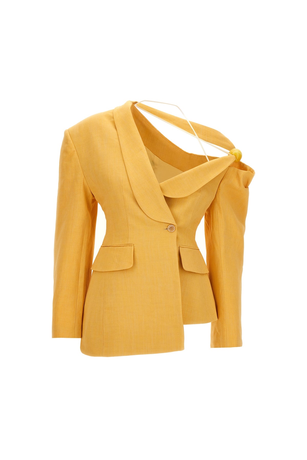 JACQUEMUS 'BASKA' BLAZER JACKET 23E231JA031YELLOW