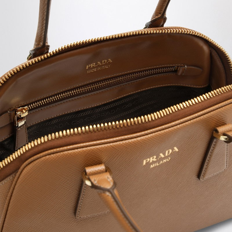 Prada Medium caramel-coloured bag in Saffiano 1BG537MOM2A4AP_PRADA-F03BH