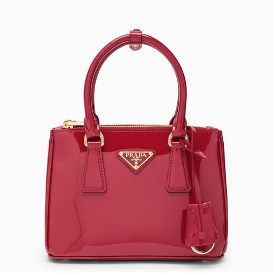 Prada Mini Galleria bag in cherry patent leather 1BA906EOM069O_PRADA-F0E06