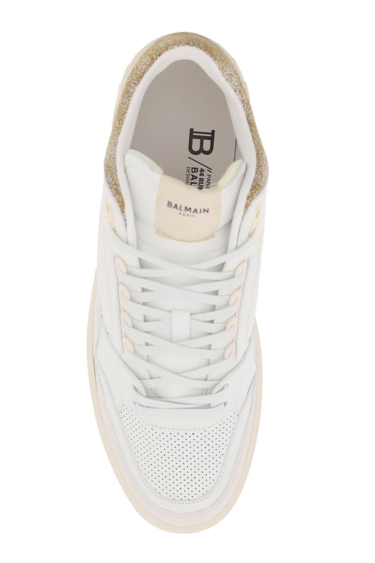 Balmain 'b court' mid top sneakers BM1VI344LTCK0FA