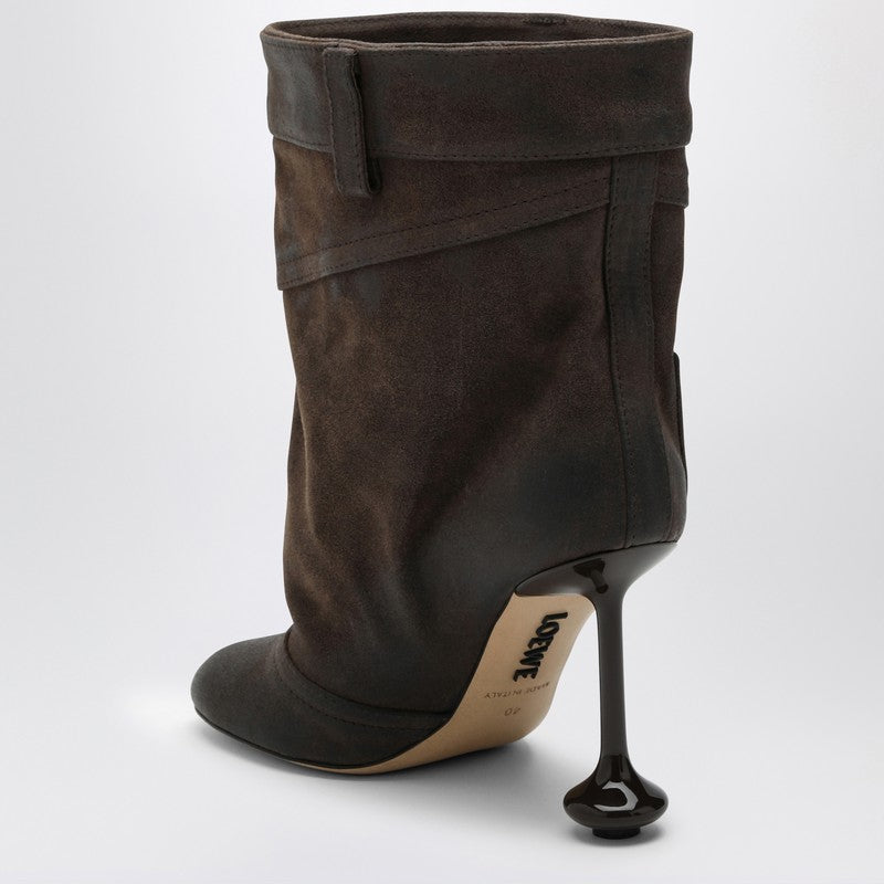 LOEWE Toy grey suede boot LLST285X05LEP_LOEW-3170