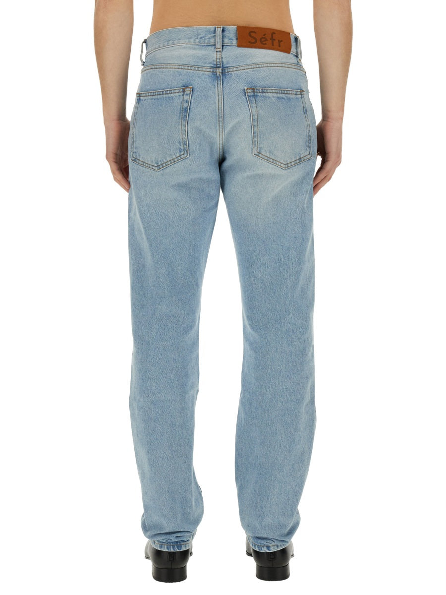 Séfr STRAIGHT CUT JEANS SS22STRAIGHTCUTSUBTLEWASH