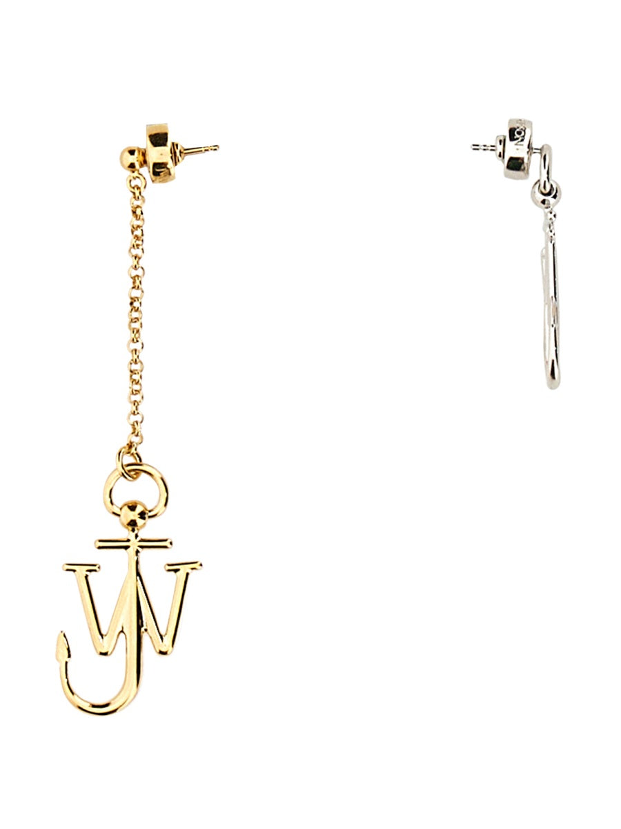 JW Anderson ASYMMETRIC ANCHOR EARRINGS JY0067OT0029942