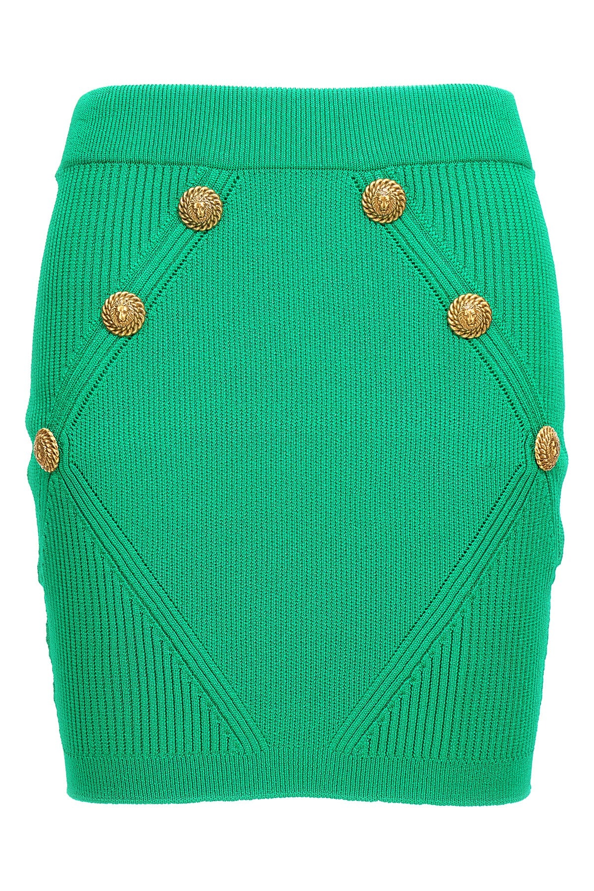 Balmain KNITTED SKIRT BF0LB194KF247DC