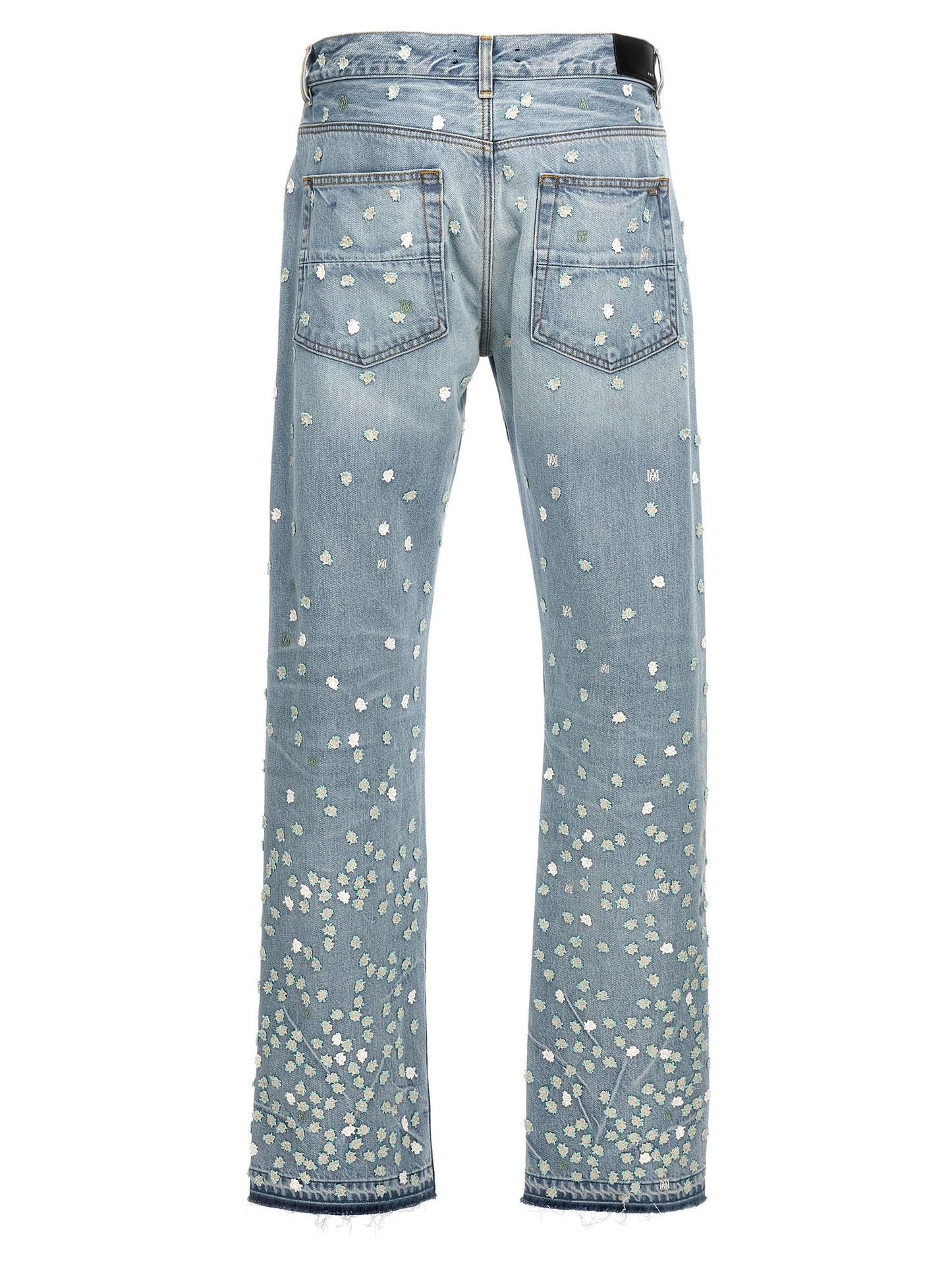 AMIRI 'FLORAL' JEANS AMDNGH1012PERFECTINDIGO