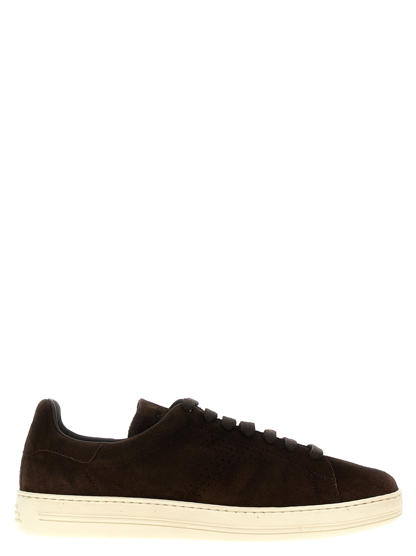 TOM FORD LOGO SUEDE SNEAKERS J1507LCL423N3BW16