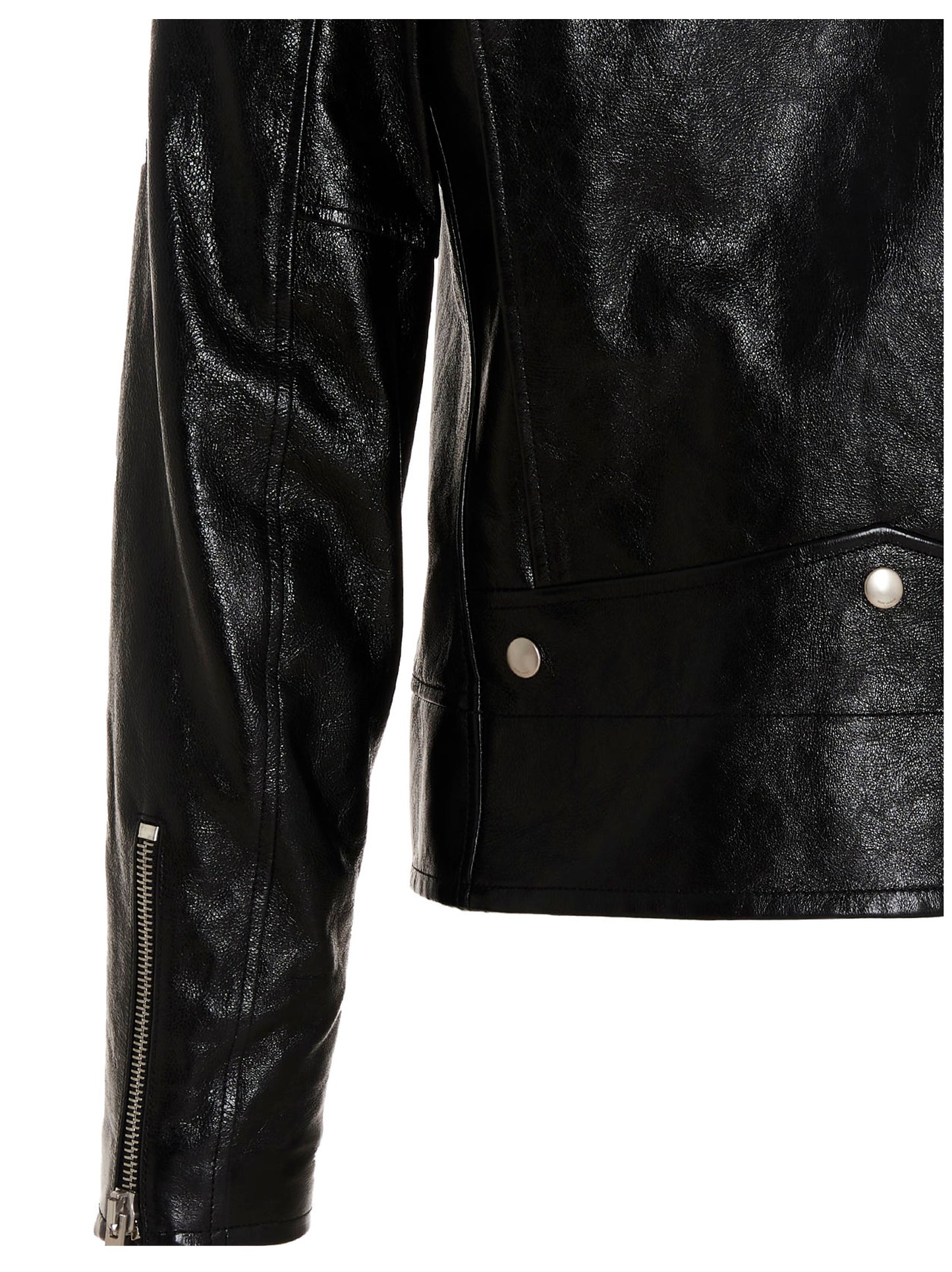 Saint Laurent 'CLASSIC MOTORCYCLE' LEATHER JACKET 484284YC2NI1000