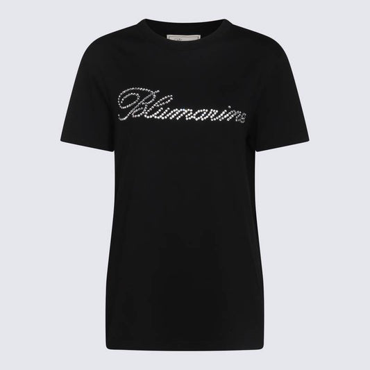 Blumarine T-shirts and Polos Black A444T038AN0990