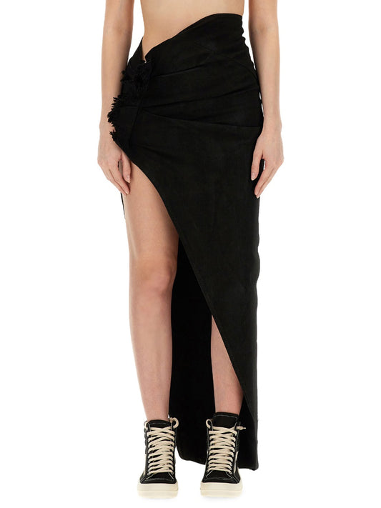 Rick Owens DRKSHDW LONG SKIRT DS01D1348SBB09