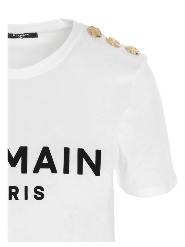 Balmain T-shirt white BF1EF005BB02GAB