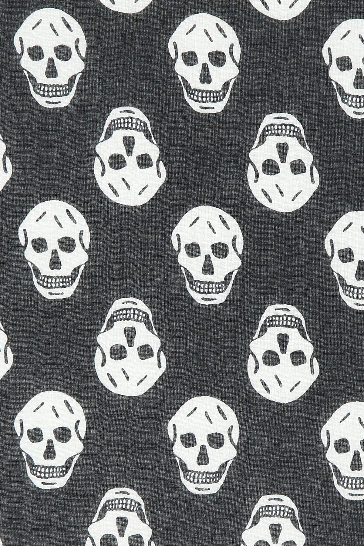 Alexander McQUEEN BIKER SKULL PRINT SCARF 5909344418Q1078