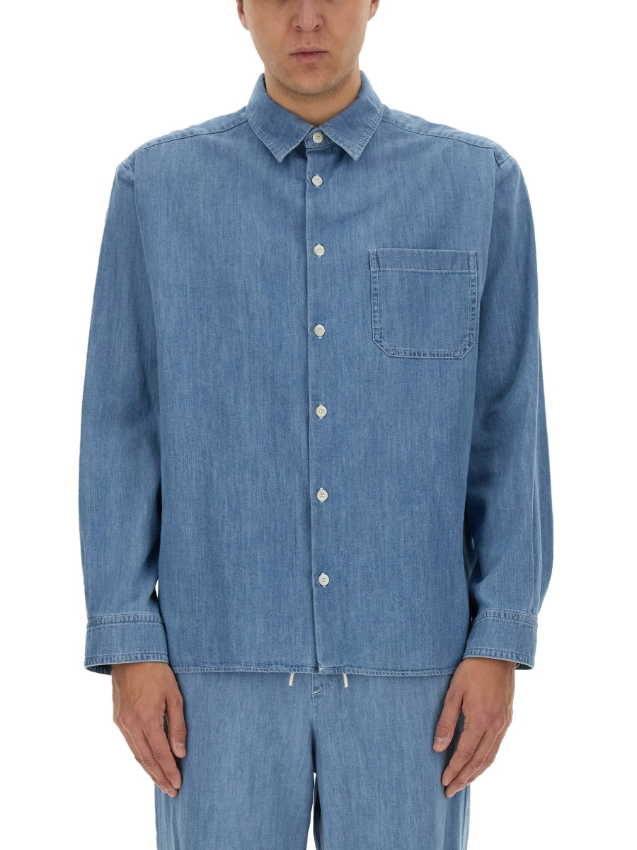 A.P.C. SHIRT "MATH" COGXXH12584IAB